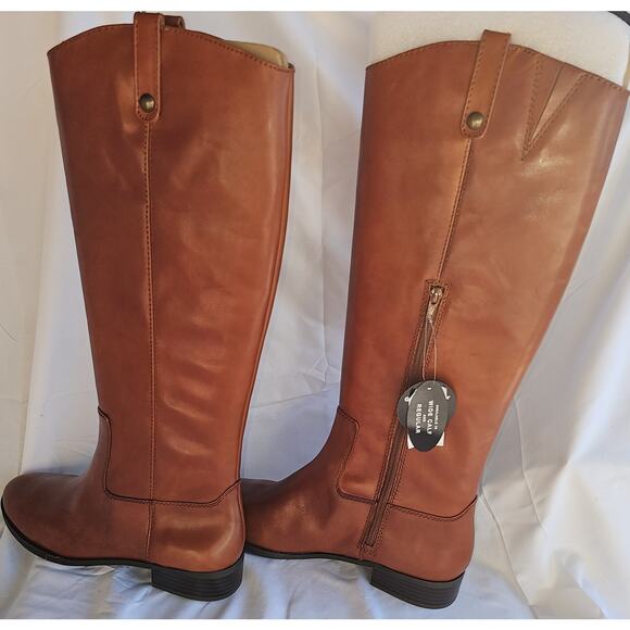 INC Fawne Leather Knee High Boots 7 - Picture 2 of 7